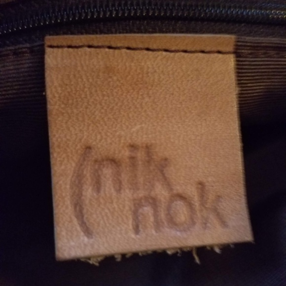 NikNok Real Leather Beige/Tan Shoulder Strap Satchel Handbag Laptop Bag - Picture 3 of 6